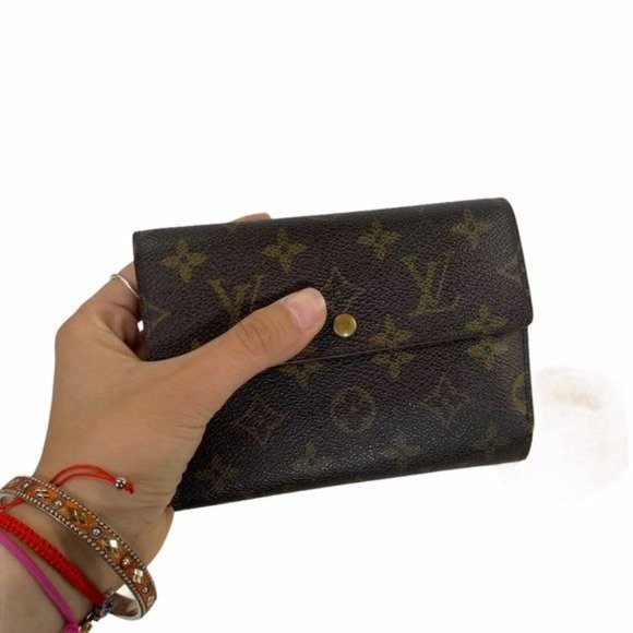 Authentic Louis Vuitton Wallet Porte Tresor Etui Papier Trifold LV Vintage - Picture 3 of 11